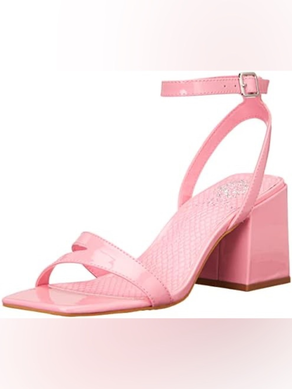 Pink Patent Block Vince Camuto Jarenn Sandal size 8.5
